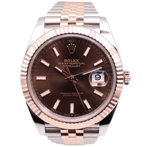 rolex datejust 36mm chocolate dial|datejust 41 oyster mm oystersteel.